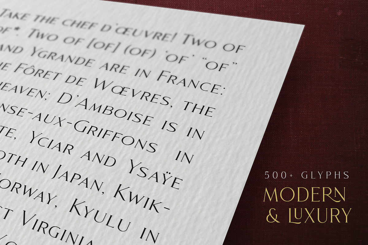 Mourich Elegant Font | With Extra preview 5