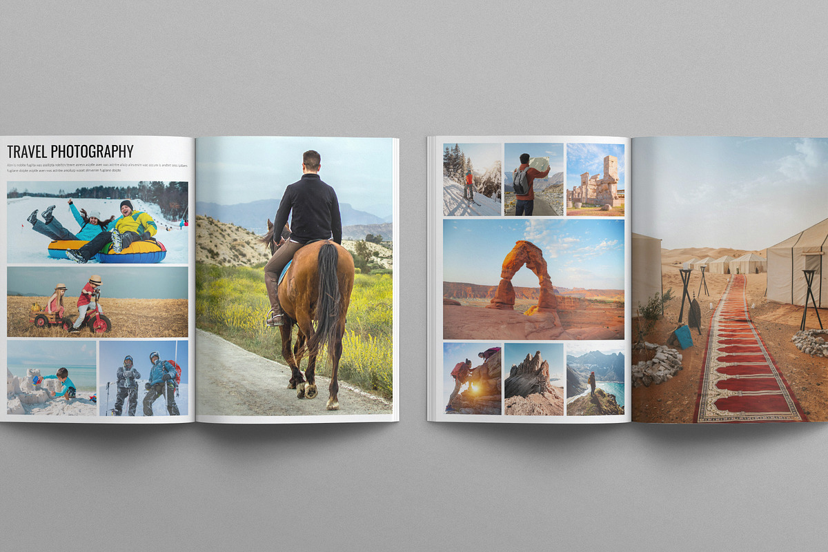 Photo Book Layout Design Template, a Magazine Template by E-Type (Photo 5 of 8)