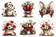 Whimsical Easter Clipart PNG, an Illustration by Craft Nest (Thumbnail 5 of 11)
