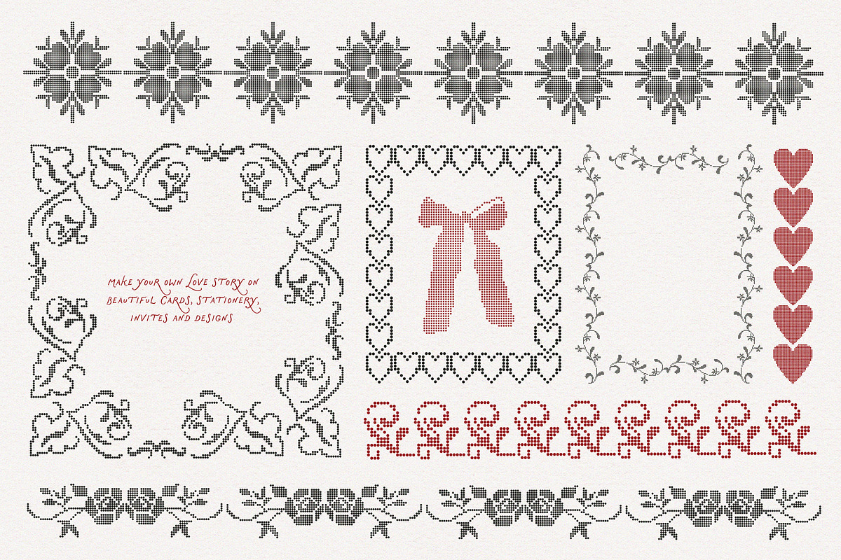 Plein d'amour Romantic collection, a Decorative Illustration by lokko studio (Photo 3 of 13)