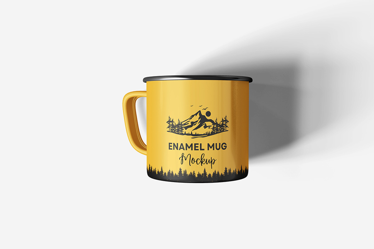 Enamel Mug Mockup, a Cups & Container Mockup by bimockup (Photo 5 of 6)