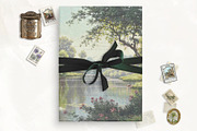 Riverbank Printable Vellum Overlay, a Stationery Template by SilverJoyAtelier (Thumbnail 1 of 2)