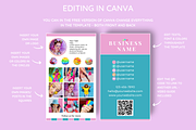 Business Card Template - Colorful, a Business Card Template by SunshineStudioBoutique (Thumbnail 4 of 9)