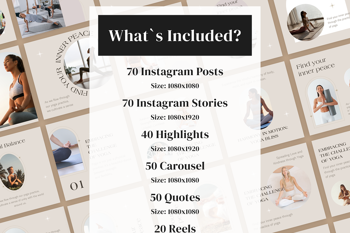 Lurion Instagram templates Canva, a Social Media Template by VeliusCreativeStudio (Photo 2 of 9)