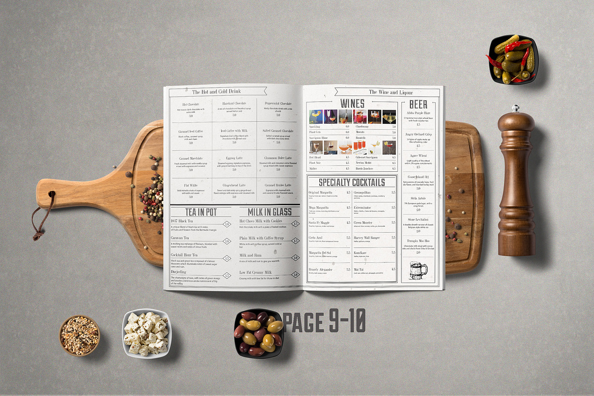 Bulletin Food Menu, a Brochure Template by BlueRobinStudio (Photo 7 of 7)