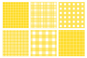 Yellow Buffalo Plaid Pattern