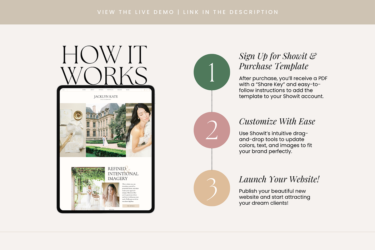 Showit Website Template | Photo, a Websites & App Template by Rosetta Lane Design (Photo 3 of 10)