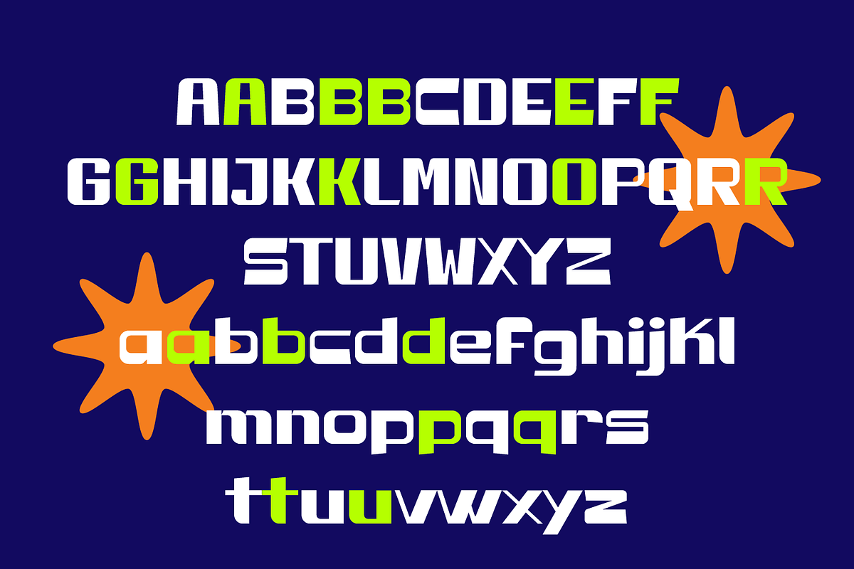 Bufs Display Font, a Sans Serif Font by Koplexs Studio (Photo 9 of 12)