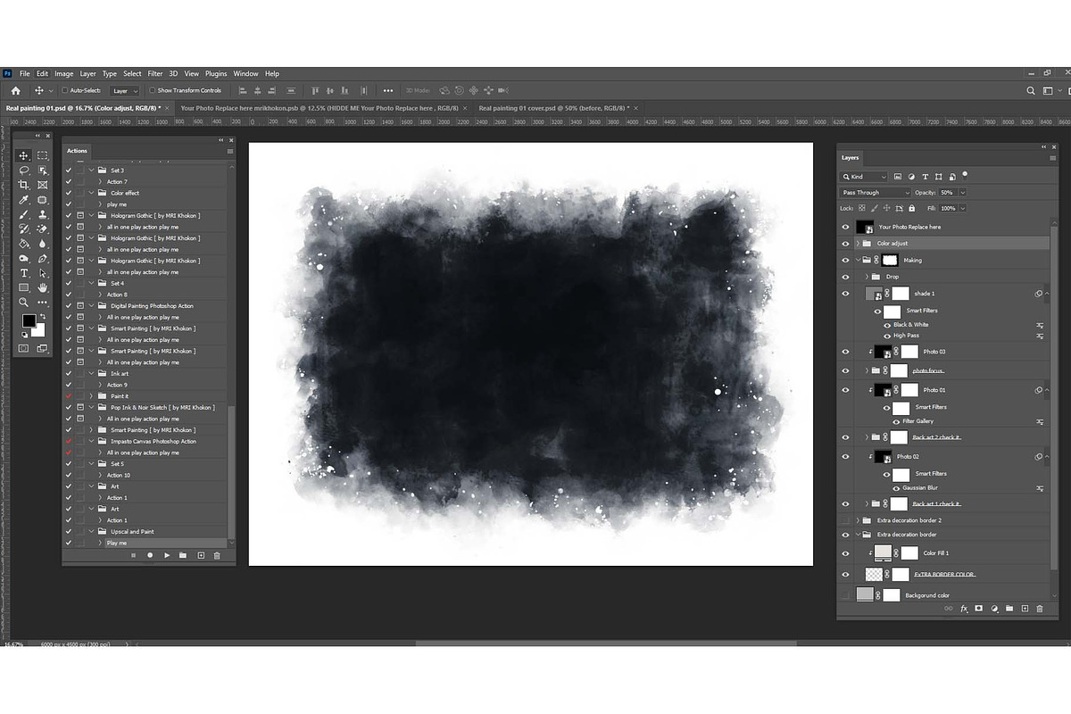 Pure Watercolor Photoshop Action, an Action Add-On by MRI STUDIO (Photo 4 of 15)