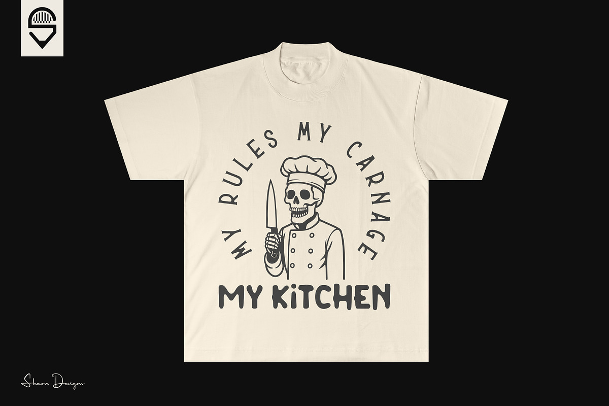 Skeleton chef design, a Graphic by shaondesigns (Photo 4 of 4)