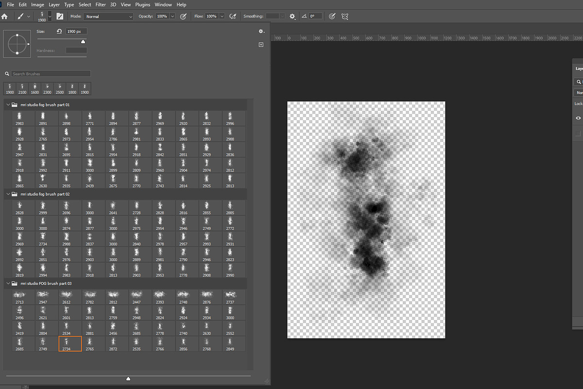 150 Photoshop Fog Brush & Png Bundle, a Brush Add-On by MRI STUDIO (Photo 9 of 21)