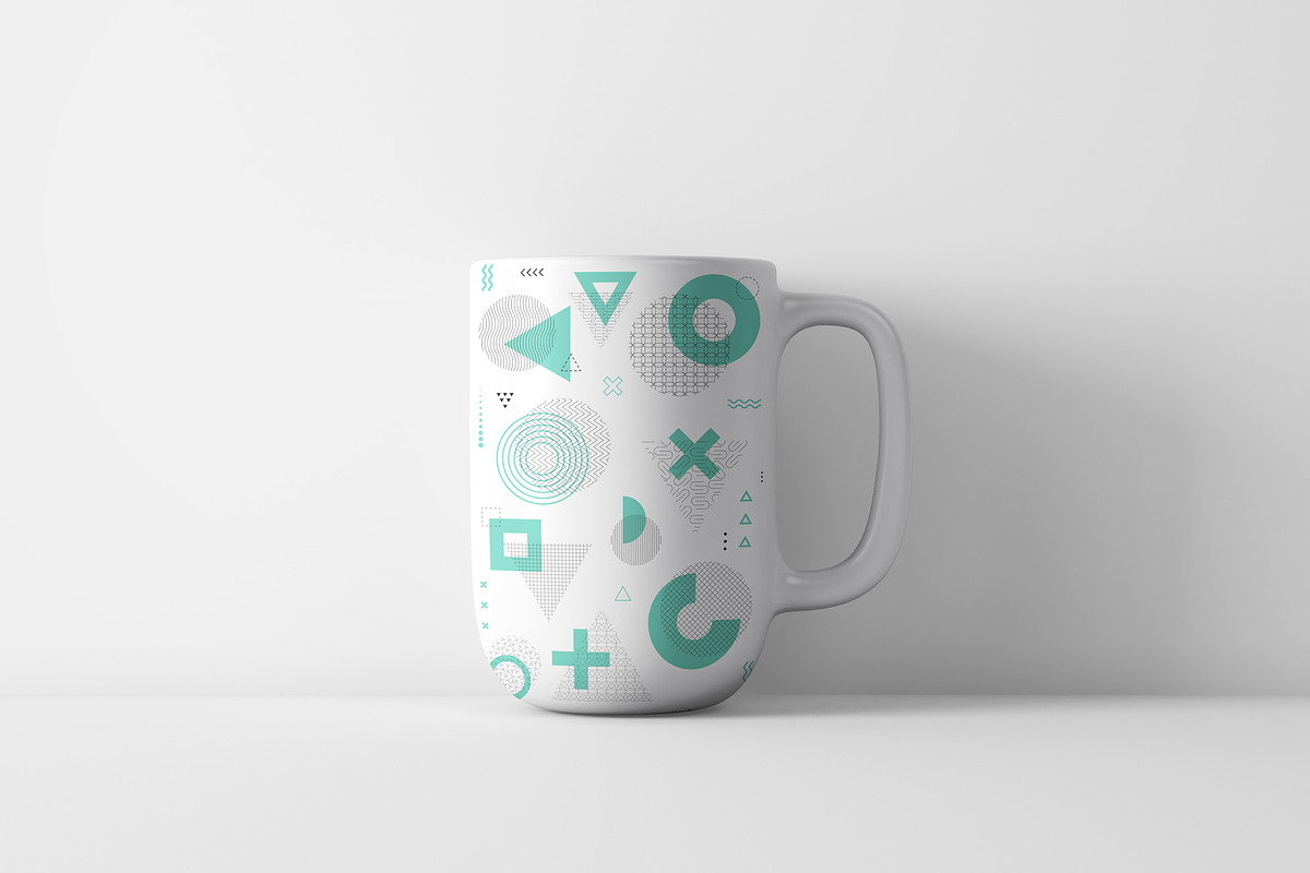 Geometric shapes, memphis elements., a Pattern Graphic by craftlove (Photo 2 of 3)