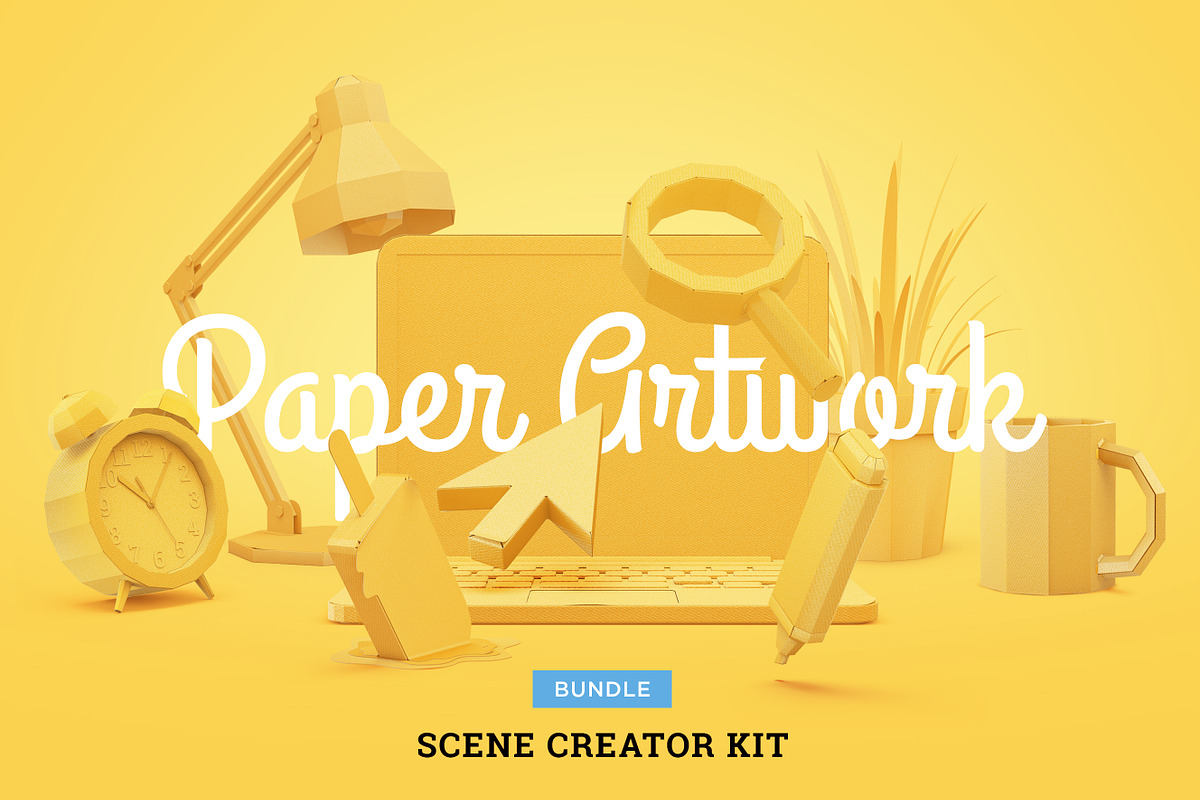 Paper Artwork Bundle, a Food Illustration by TITO (Photo 1 of 7)