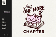 Just One More Chapter – Cat & Book, an Animal Illustration by shaondesigns (Thumbnail 1 of 4)
