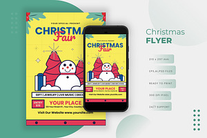 Christmas Fair - Flyer, a Print Template by VUNIRA