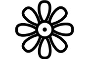 Cute Flower Silhouette Mega, an Object Graphic by Creativeshirt (Thumbnail 8 of 12)