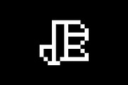 Letter JR Pixel Style Logo, a Branding & Logo Template by Buqancreative (Thumbnail 2 of 2)