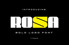 Rosa – Bold & Wide Logo Font