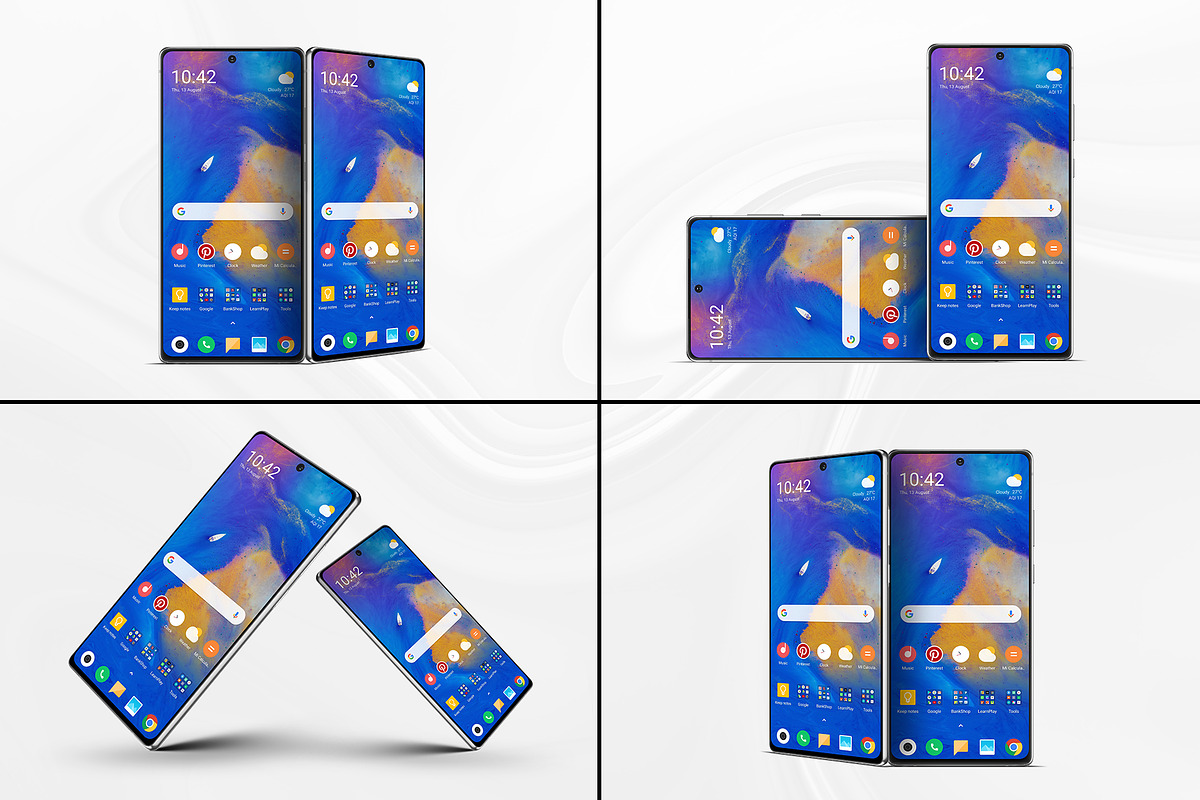 Note S20 Smartphone Mockups, an Android Mockup by ydlabs (Photo 2 of 5)