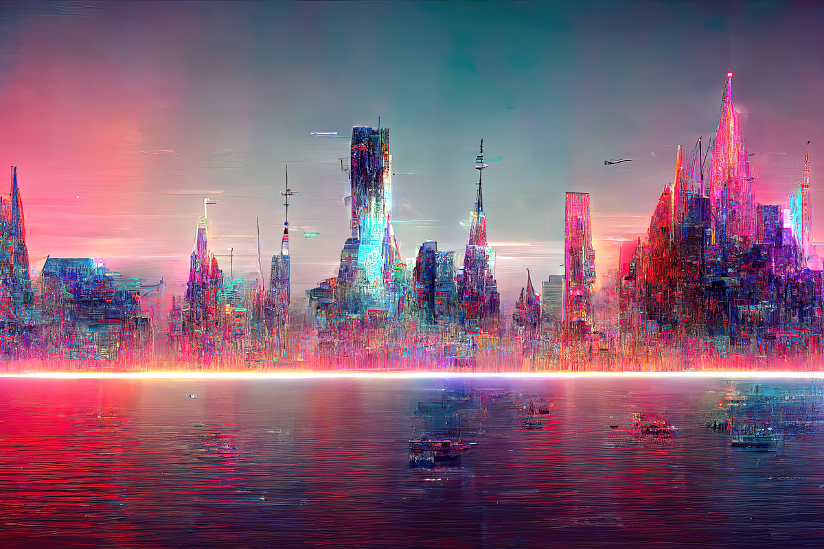 Glitch City Landscapes, an Illustration by OneOrEight (Photo 8 of 20)
