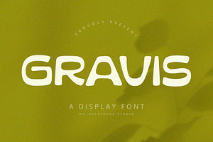 Gravis - Display Font, a Font by Alpaprana