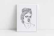 Classical sculpture clipart, an Illustration by ViktoriArt (Thumbnail 2 of 8)