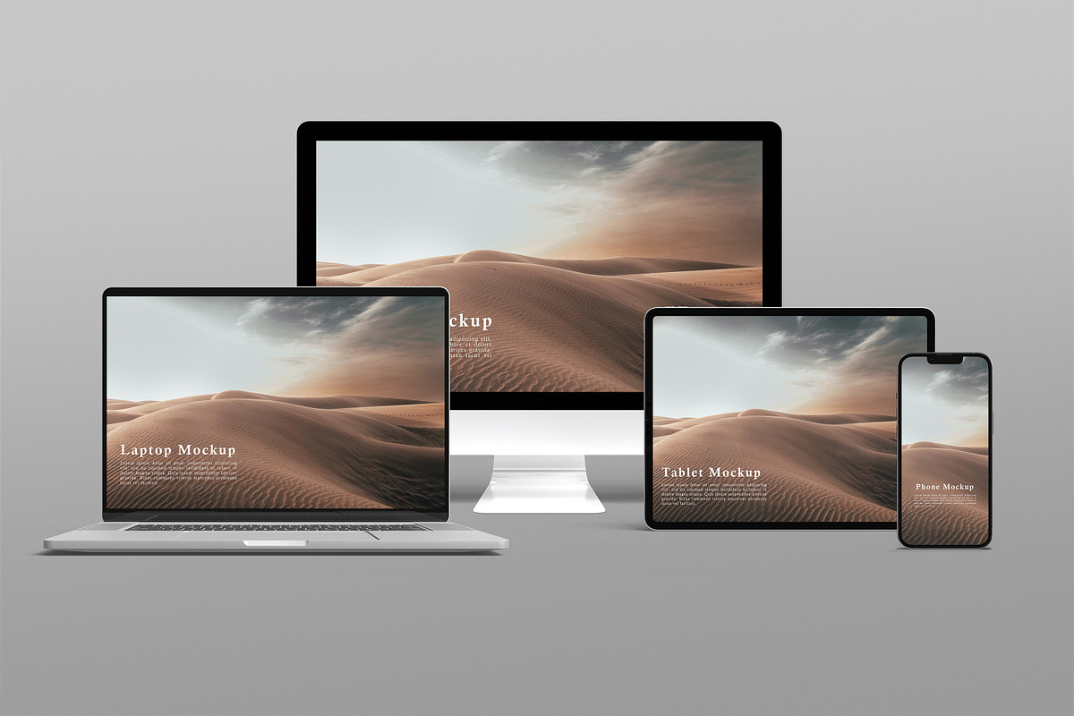 Multi Device Mockup, a Device Mockup by mahremdesign (Photo 2 of 12)