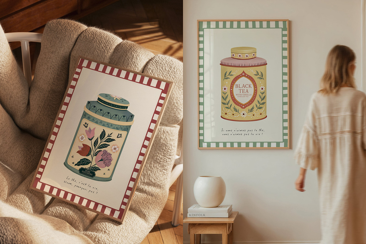 Tea Party ClipArt, a Graphic by Paper Flowers Studio (Photo 5 of 6)