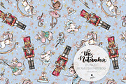 Nutcracker Christmas Magic Patterns, a Pattern Graphic by KaramfilaS (Thumbnail 9 of 21)