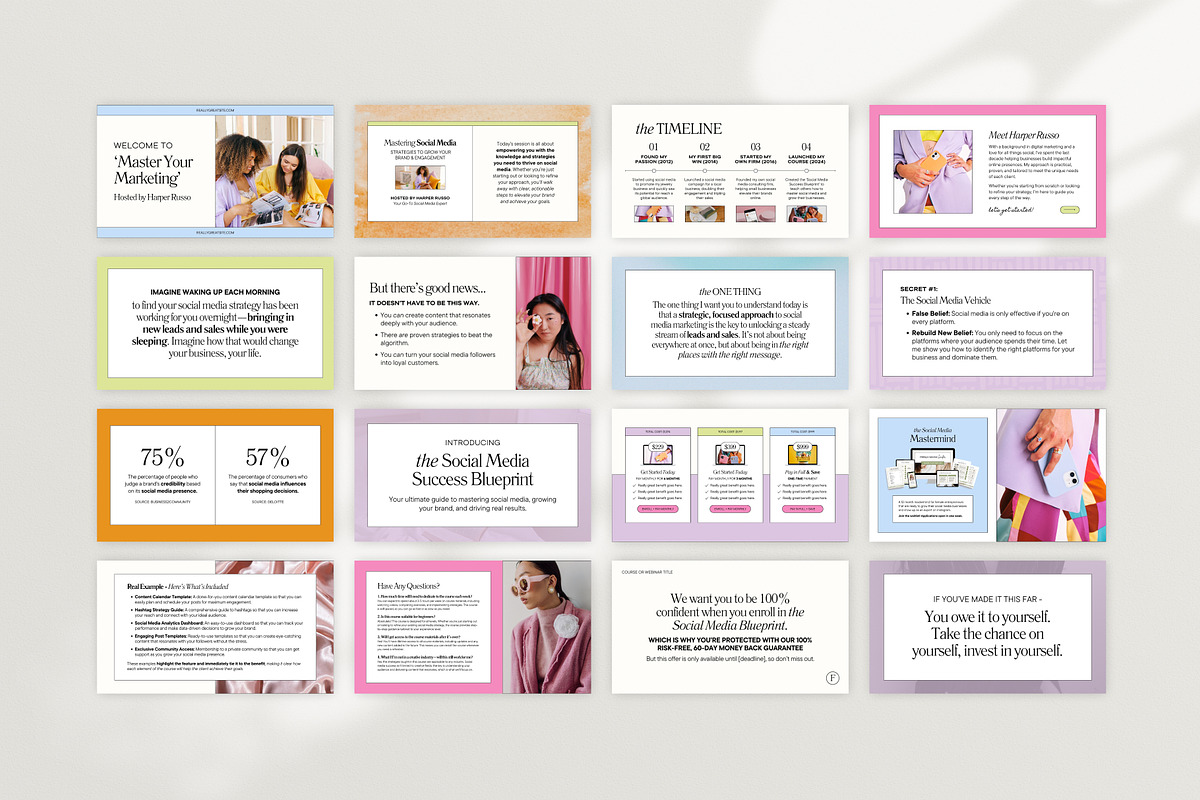 Slide Deck & Webinar Canva Bundle, a Presentation Template by Fallon Gerst (Photo 19 of 20)