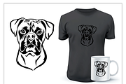 Bold Boxer Dog Design, an Education Illustration by CarWrap design (Thumbnail 3 of 3)