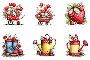 Watercolor Spring Clipart, an Illustration by CreationArt (Thumbnail 3 of 7)