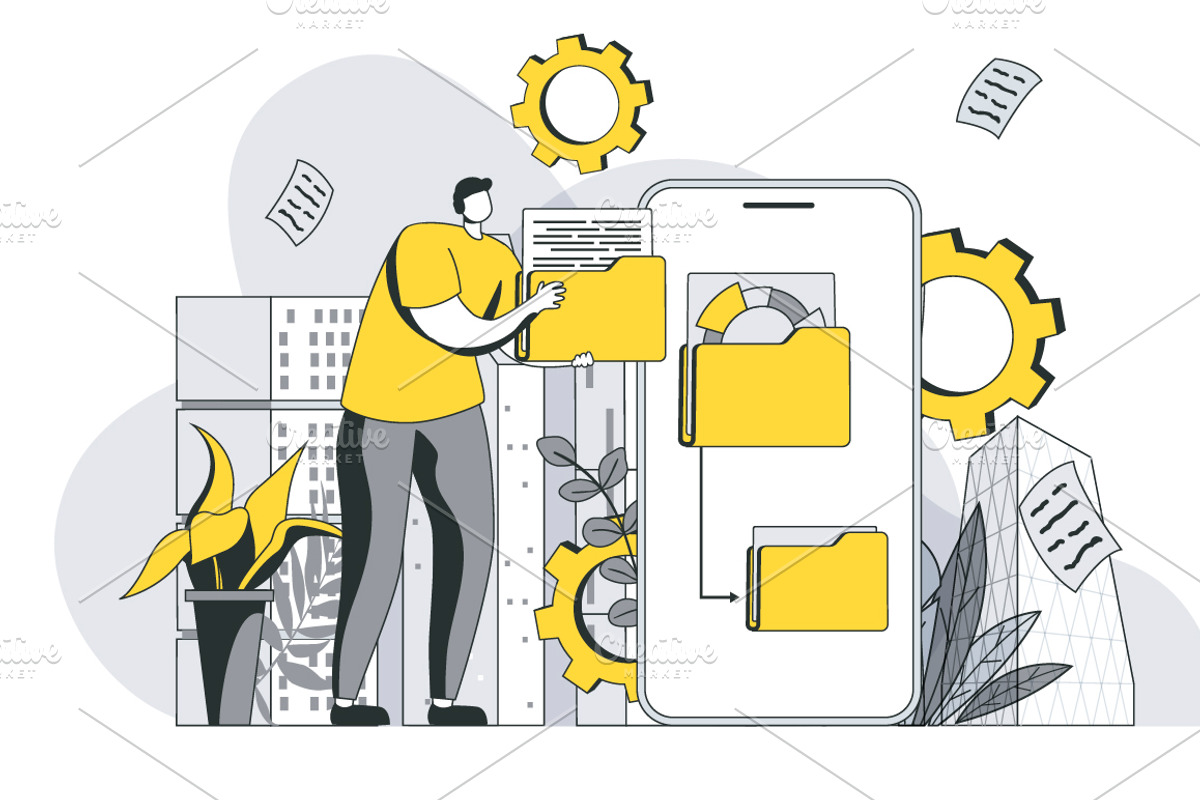 Business Outline Illustrations, a Templates & Theme by alexdndz (Photo 17 of 52)