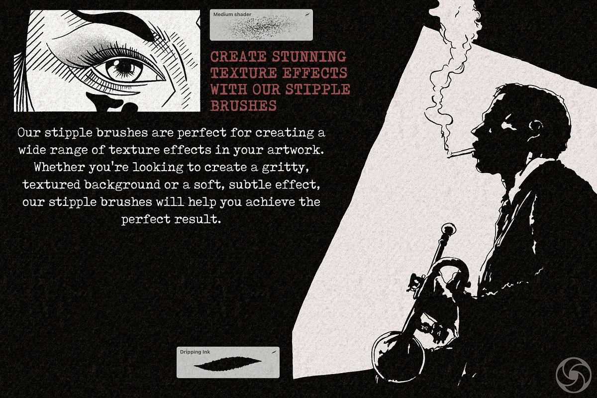 59 Easy Ink Brushes For Procreate, a Brush Add-On by Easy Procreate (Photo 2 of 8)