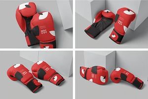 Boxing Gloves Mockups, a Product Mockup by megostudi0