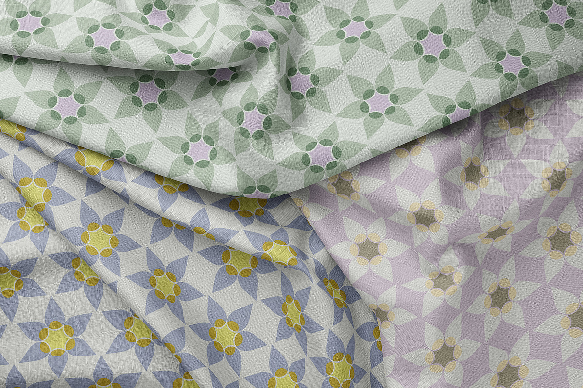Quilted Geo Seamless Pattern, a Pattern Graphic by JESSIE BLOOM STUDIO (Photo 1 of 3)