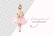 Ballerina Clipart Bundle, Swan Lake, a Person Illustration by ClipArtCharm (Thumbnail 4 of 4)