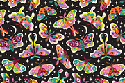 Moonlit Moths - Set and Patterns, a Pattern Graphic by PenguinHouse (Thumbnail 10 of 10)