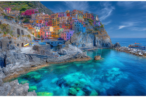 Manarola in Cinque Terre is a, an Architecture Photo by ZinetroN