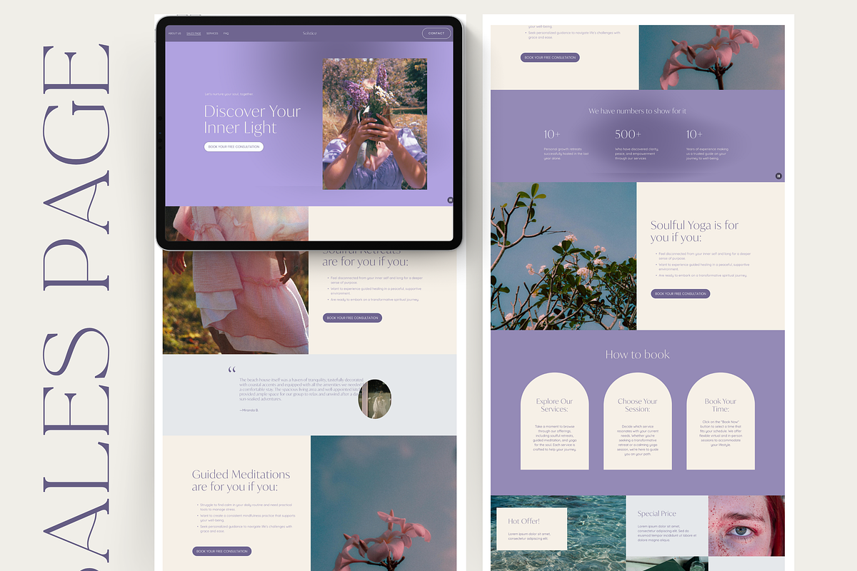 Spiritual Coach Squarespace Website, a Squarespace Template by Story Native (Photo 2 of 10)