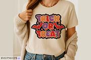 Retro Halloween Trick or Treat SVG, a Seasonal Illustration by mh_arif (Thumbnail 3 of 4)