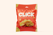 Foil Snack Bag Packaging Mockup, a Packaging Mockup by Ram Studio LLC (Thumbnail 8 of 10)