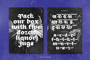 Black Obesity Blackletter Font, a Blackletter Font by alit design (Thumbnail 11 of 17)