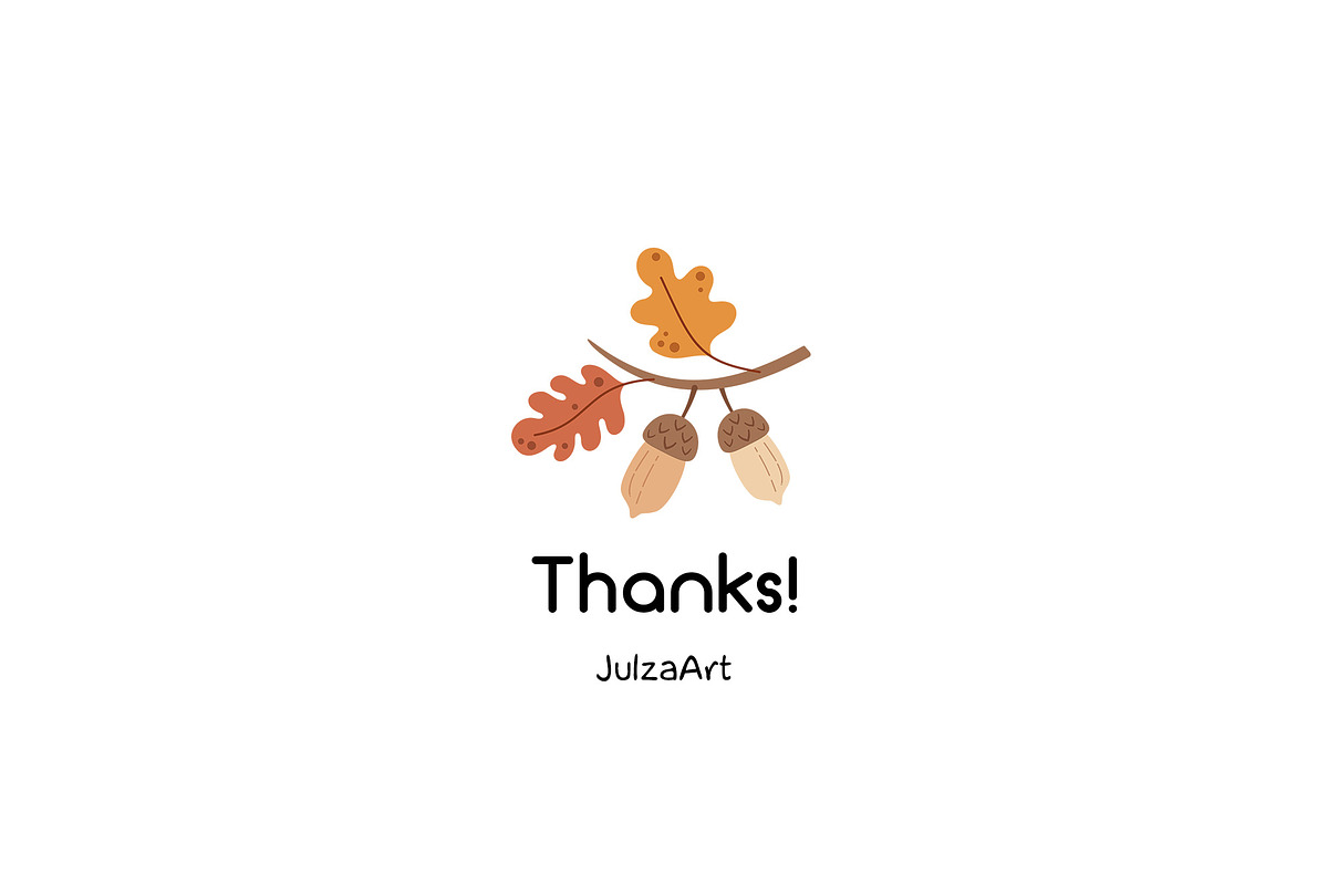 Hello Autumn clipart, an Illustration by JulzaArt (Photo 6 of 6)