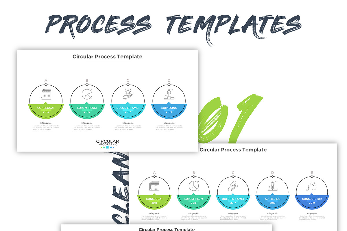 175 Infographic Templates, an Education Illustration by Andrew Kras Design (Photo 2 of 17)