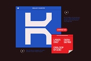 Laser Disc - Retro Sci-fi Logo Font, a Sans Serif Font by Casloop Studio (Thumbnail 2 of 9)