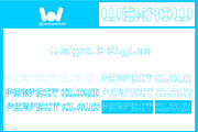 Perfect Cloud font, a Font by weknow (Thumbnail 8 of 8)