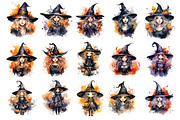 Halloween Witch Sublimation Bundle, a Seasonal Illustration by Creative Arslan (Thumbnail 2 of 11)