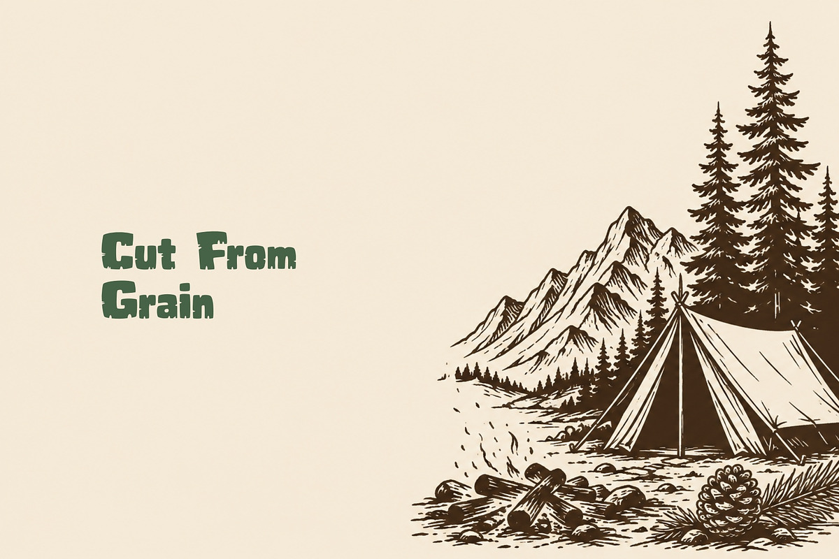 Chopwood Rough Woodcut Display Font, a Blackletter Font by Graphic Spirit (Photo 6 of 8)
