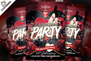 Valentine's Party Flyer